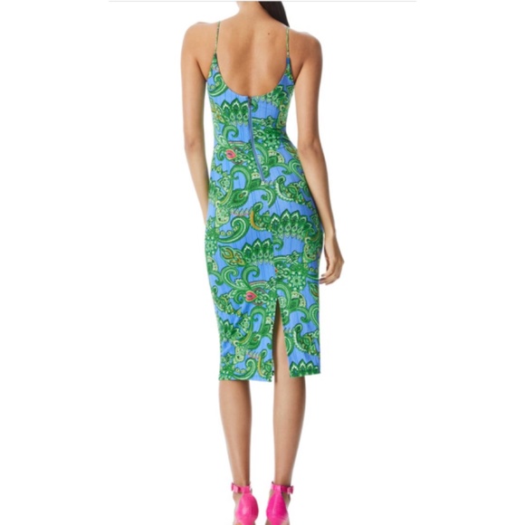 NWT Alice + Olivia Delora paisley slip dress size 2 - Picture 5 of 6